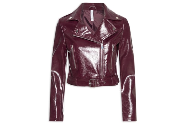 Jaqueta Biker Feminina - Vermelho