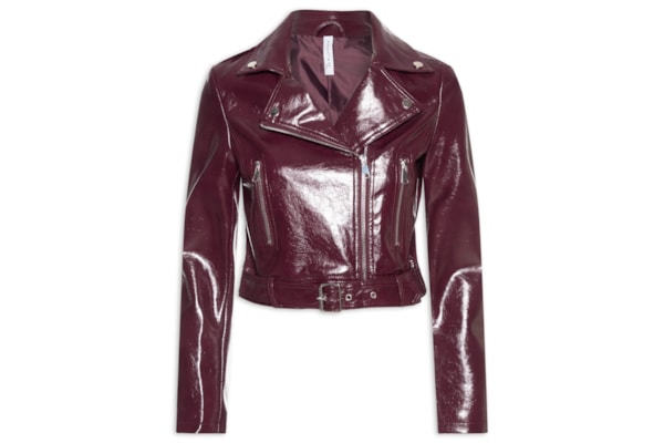 Jaqueta Biker Feminina - Vermelho
