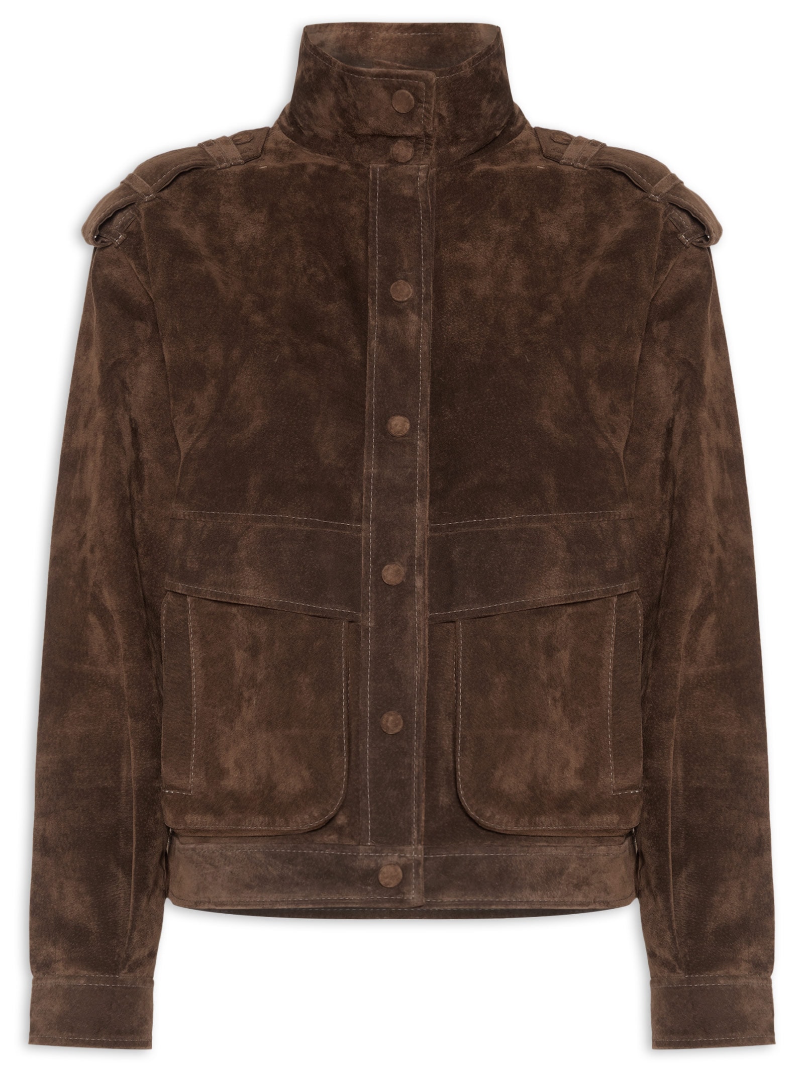 Jaqueta Bomber Feminina Willow – Marrom Studio Kalline