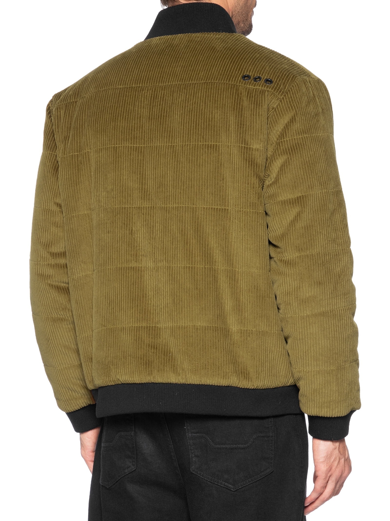 Jaqueta Bomber Masculina Double Velvet Marrom Osklen