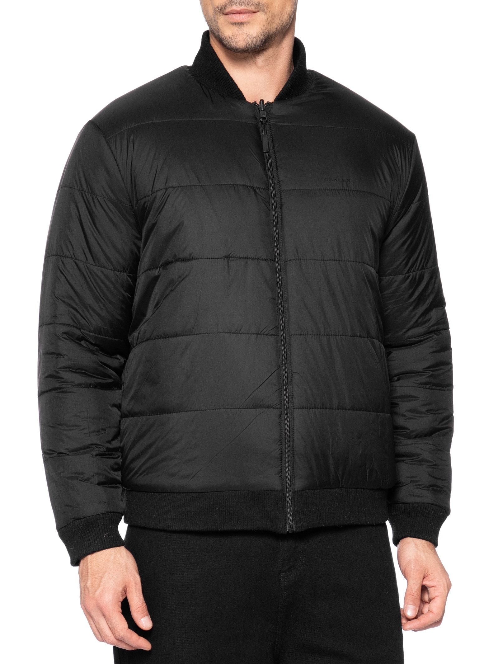 Jaqueta Bomber Masculina Double Velvet Marrom Osklen