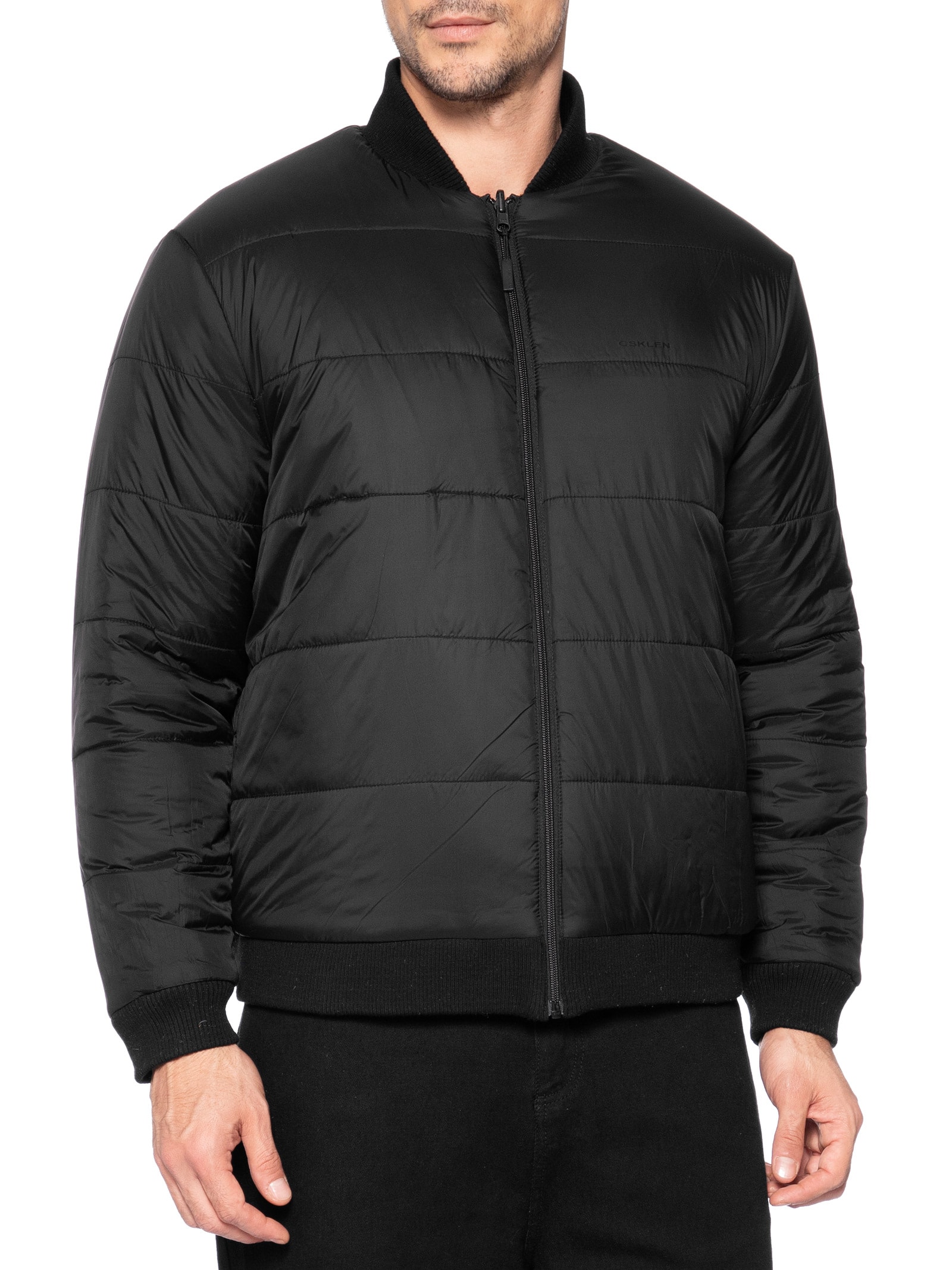 Jaqueta Bomber Masculina Double Velvet Marrom Osklen