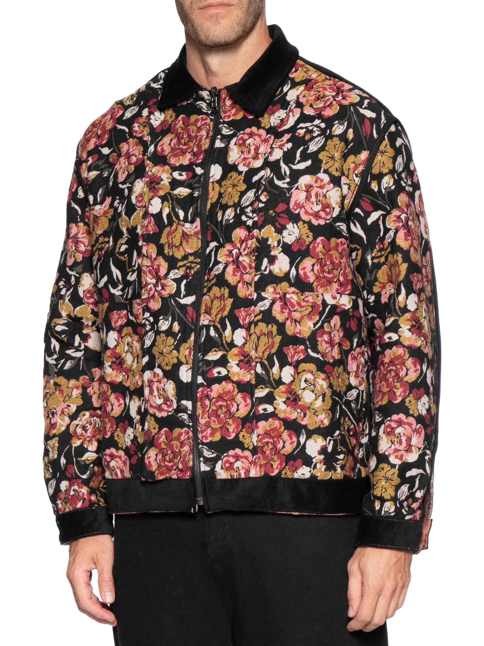 Jaqueta Bomber Masculina Velvet Roseira Vermelho Osklen