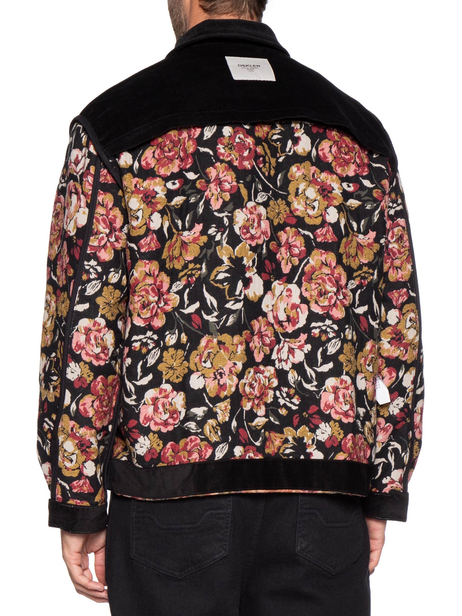 Jaqueta Bomber Masculina Velvet Roseira Vermelho Osklen