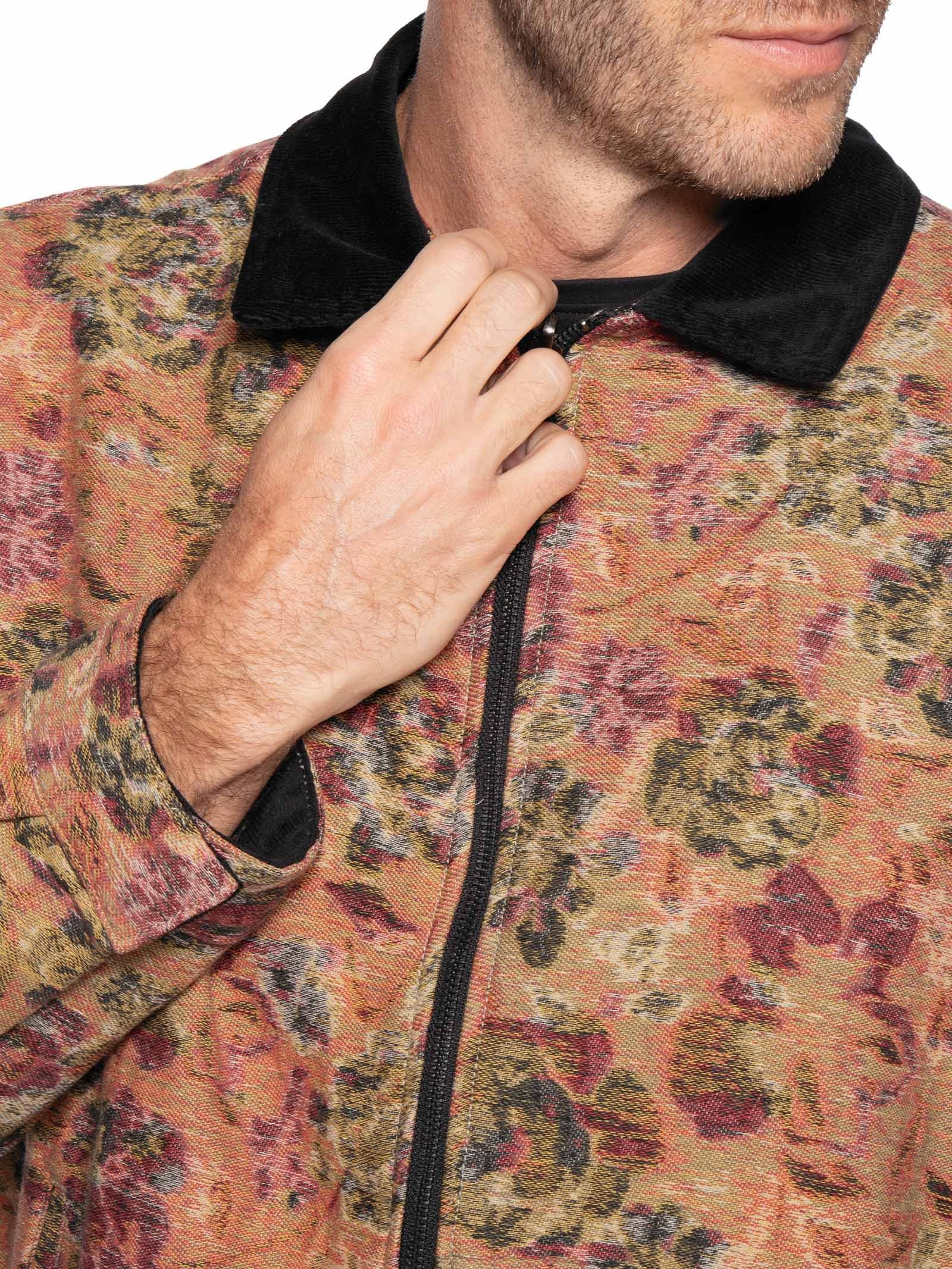 Jaqueta Bomber Masculina Velvet Roseira Vermelho Osklen