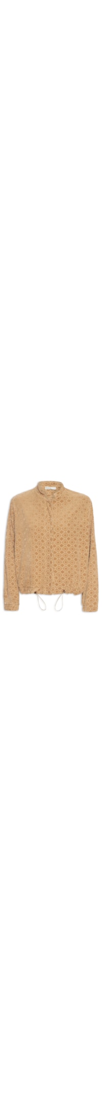 Jaqueta Bomber Veludo – Bege