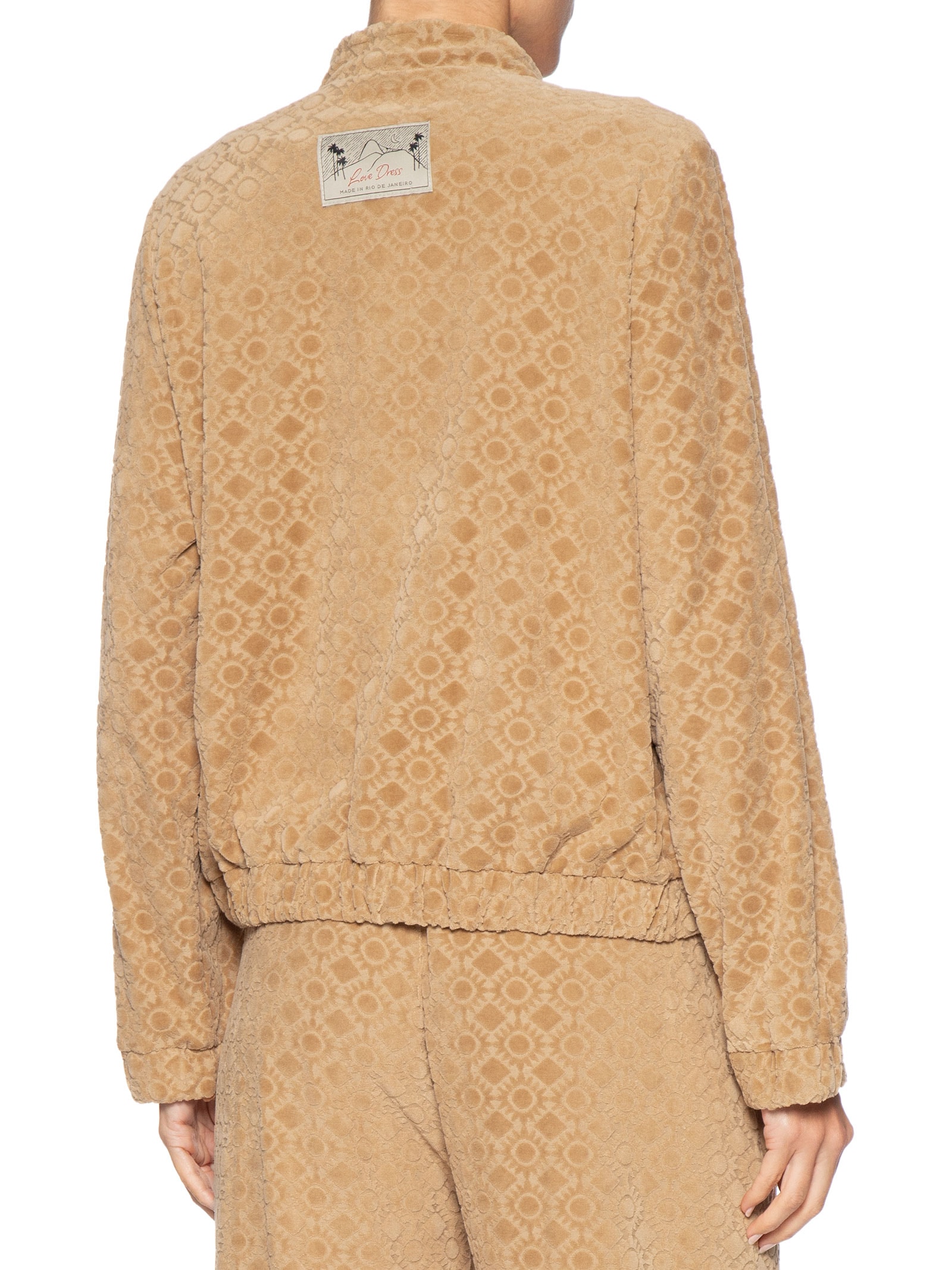 Jaqueta Bomber Veludo – Bege Dress To