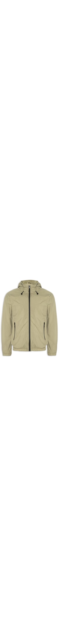 Jaqueta Corta Vento Masculina Casual Básica - Bege