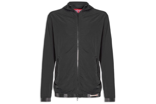 Jaqueta Corta-Vento Masculina J-Post Giacca - Preto