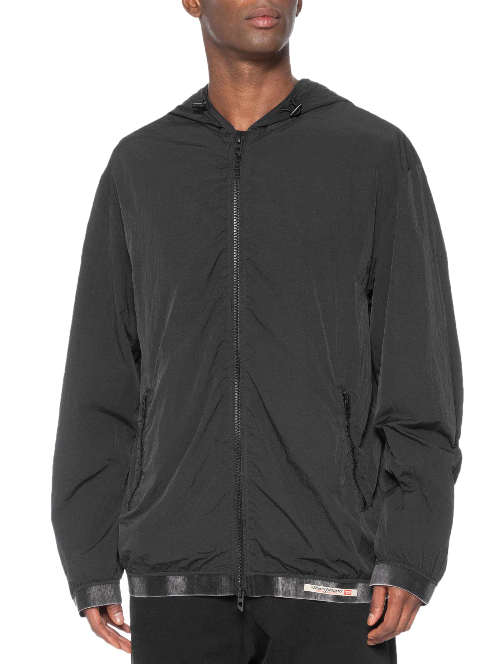 Jaqueta Corta-Vento Masculina J-Post Giacca Preto Diesel