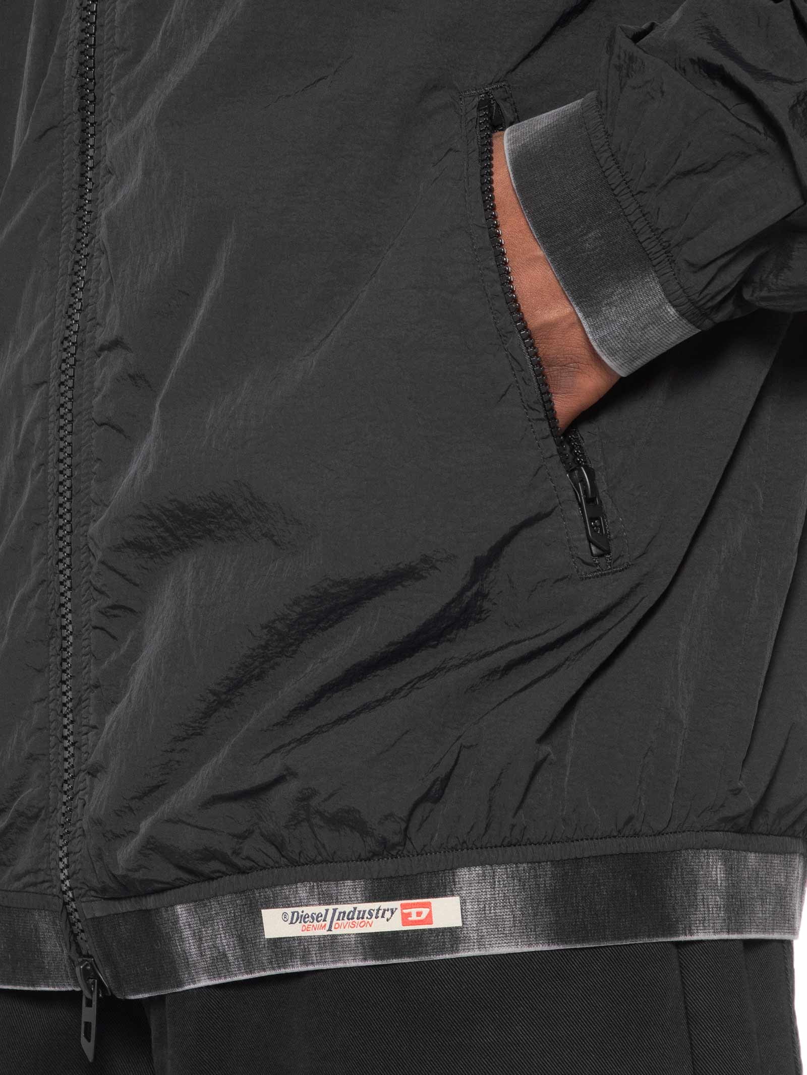 Jaqueta Corta-Vento Masculina J-Post Giacca Preto Diesel