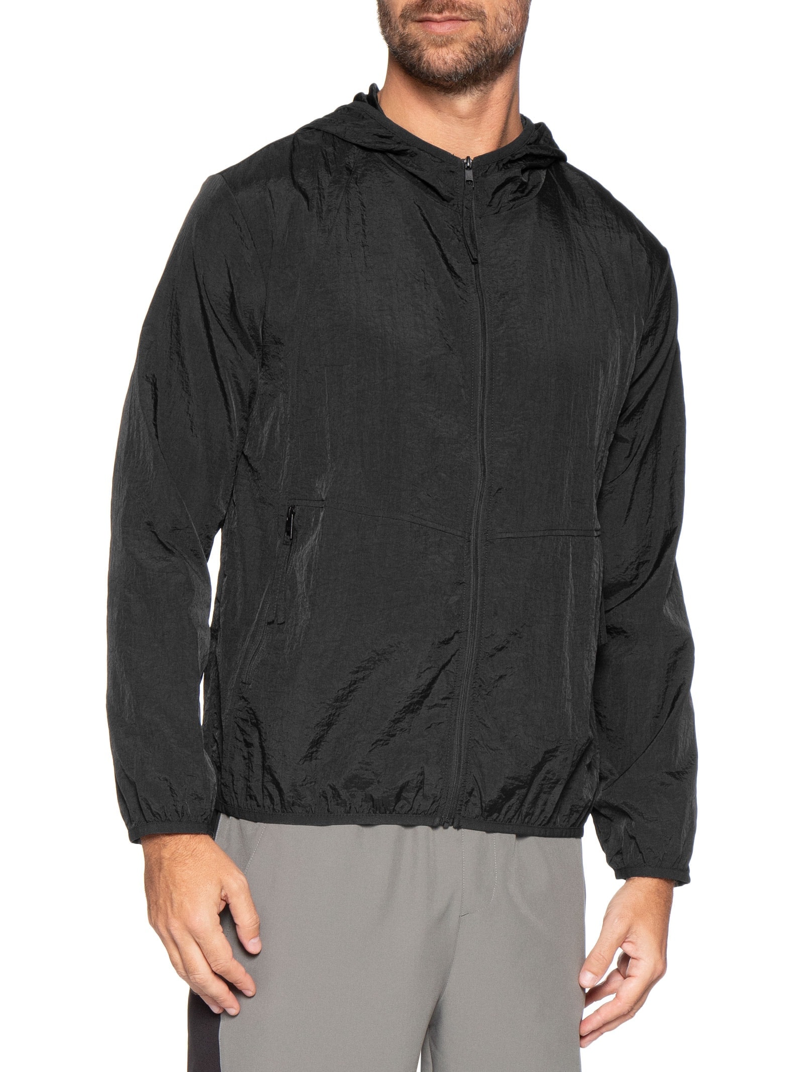 Jaqueta Corta Vento Masculina Preto Hering Sports
