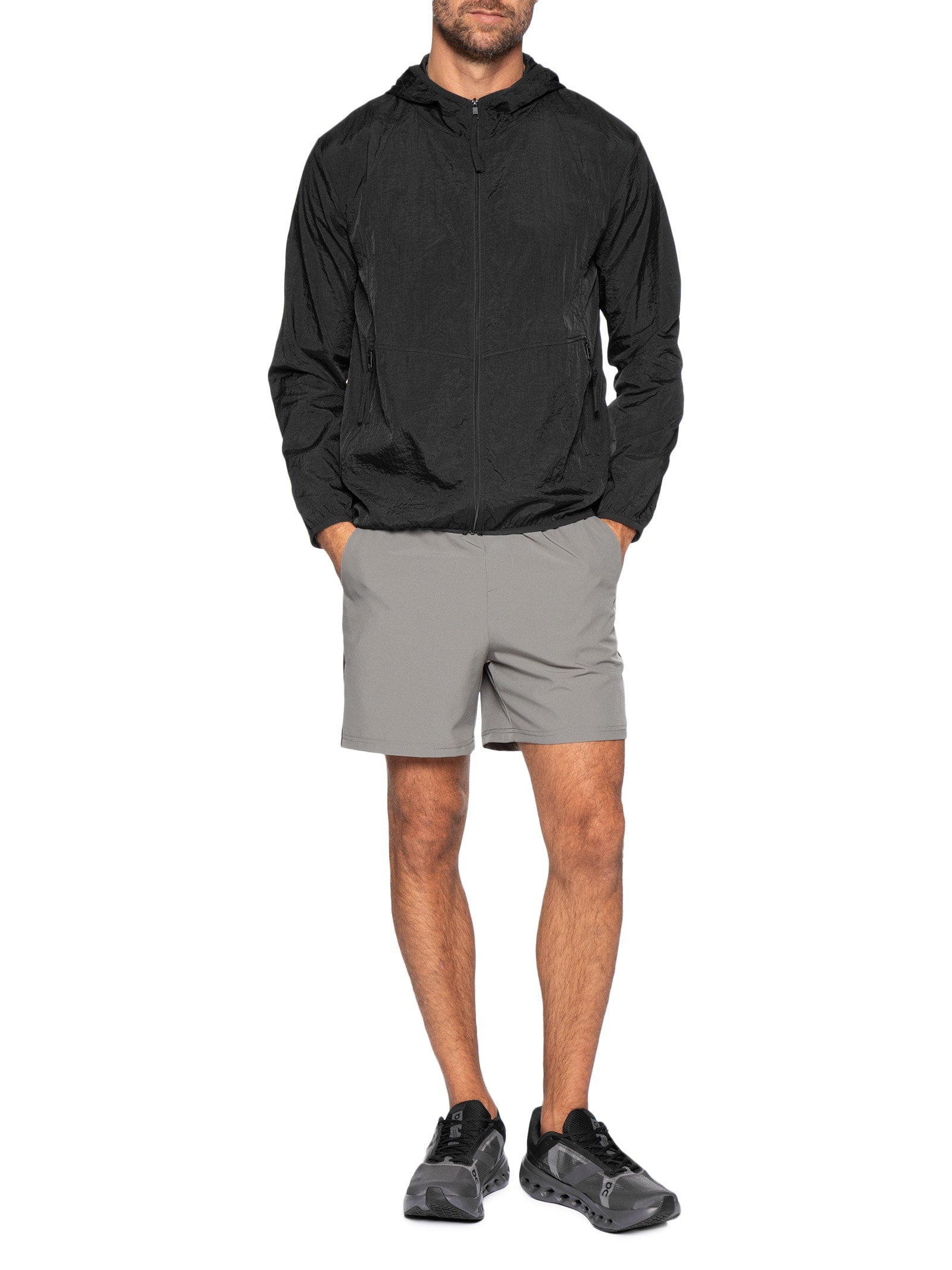 Jaqueta Corta Vento Masculina – Preto Hering Sports