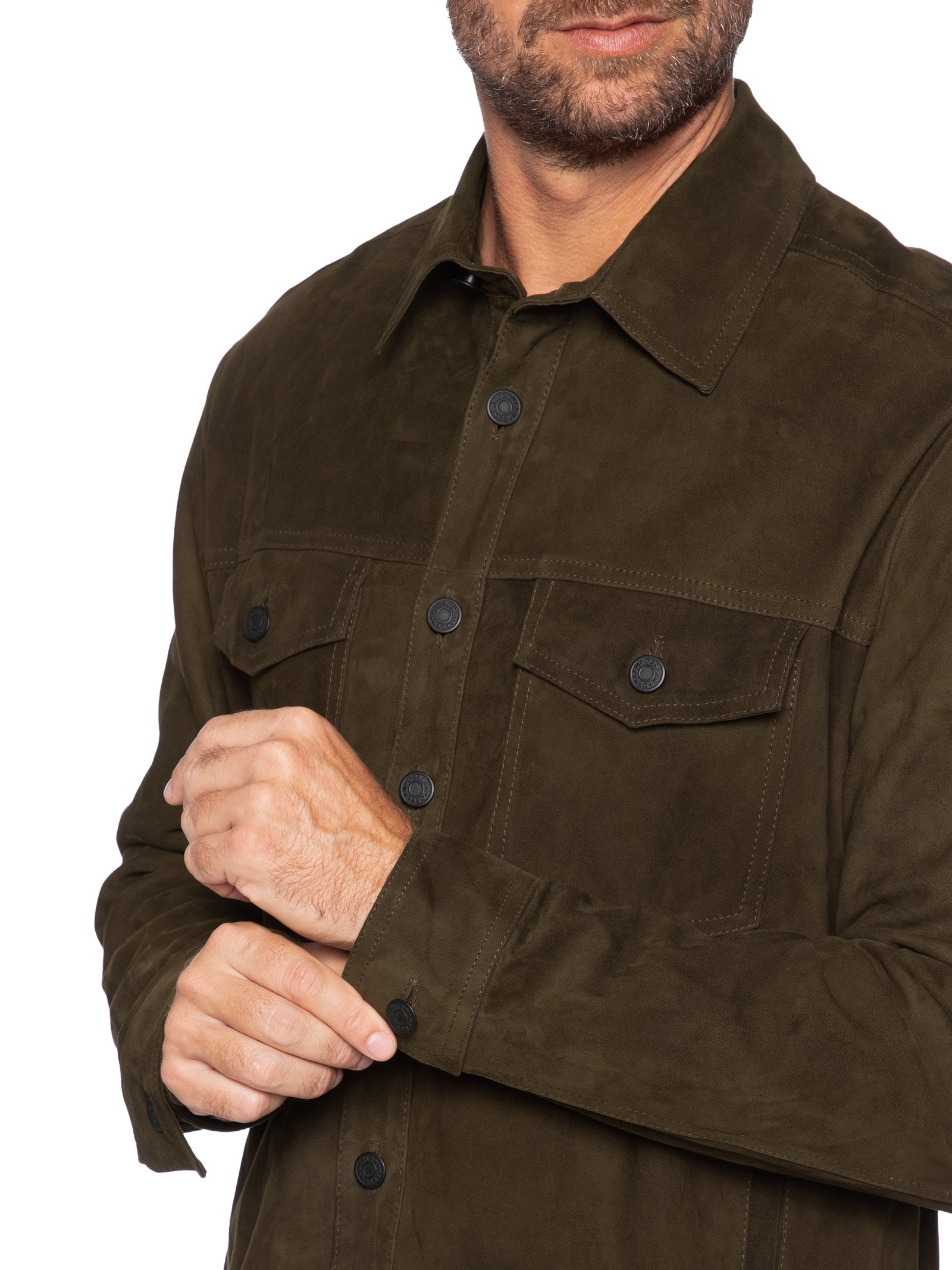 Jaqueta De Couro Masculina Over Leather – Marrom Osklen