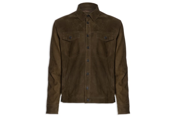 Jaqueta De Couro Masculina Over Leather – Marrom