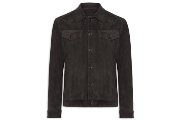 Jaqueta de Couro Masculina Slim C-Merak 1 - Marrom