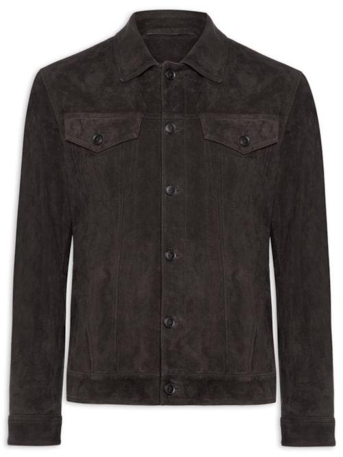 Jaqueta de Couro Masculina Slim C-Merak 1 – Marrom