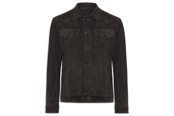 Jaqueta de Couro Masculina Slim C-Merak 1 - Marrom