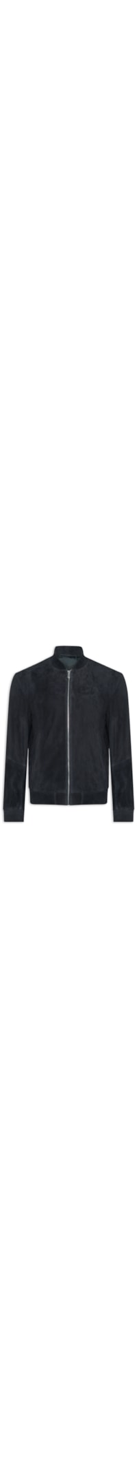 Jaqueta De Couro Masculino Regular Fit H-Muller - Azul