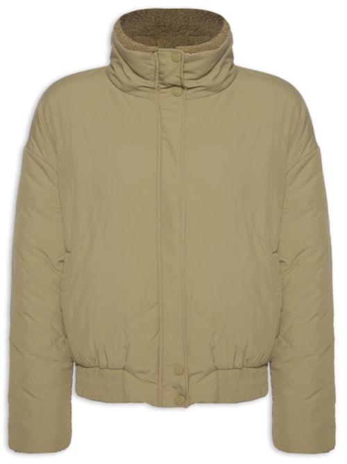 Jaqueta Double Feminino Madeira - Marrom