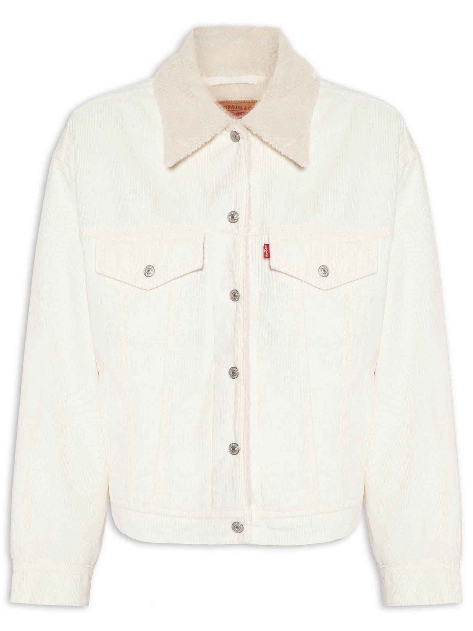 Jaqueta Feminina 90S Sherpa Trucker - Branco - Levi's