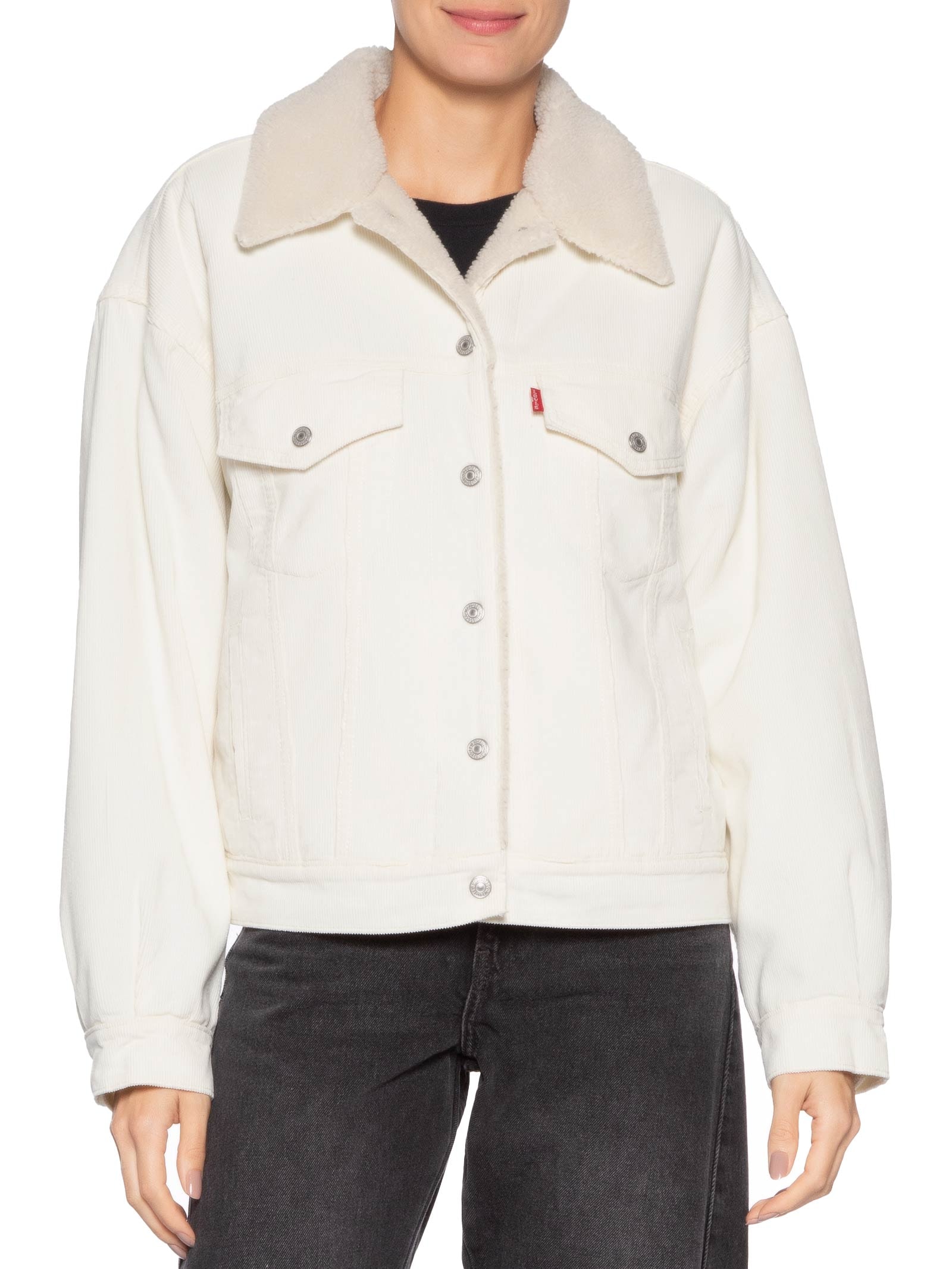 Jaqueta Feminina 90S Sherpa Trucker - Branco - Levi's