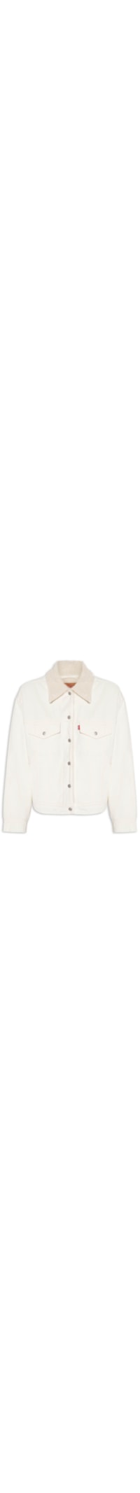 Jaqueta Feminina 90S Sherpa Trucker - Branco