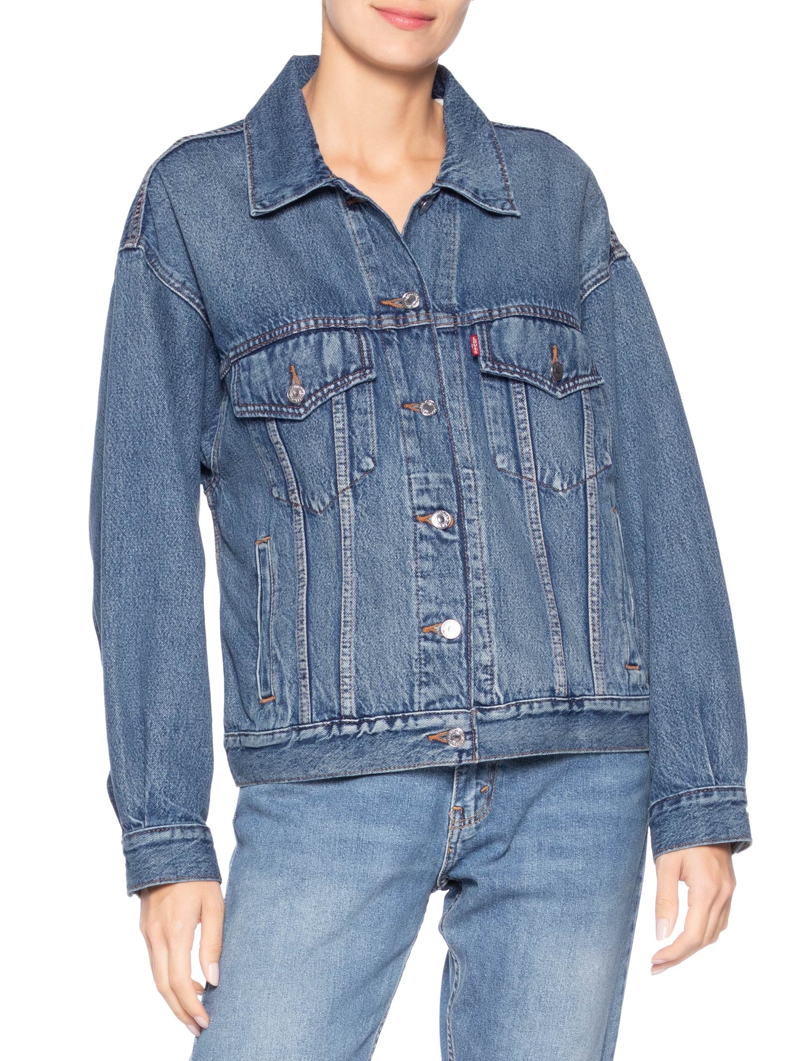 Jaqueta Feminina 90S Trucker Azul  Levi's