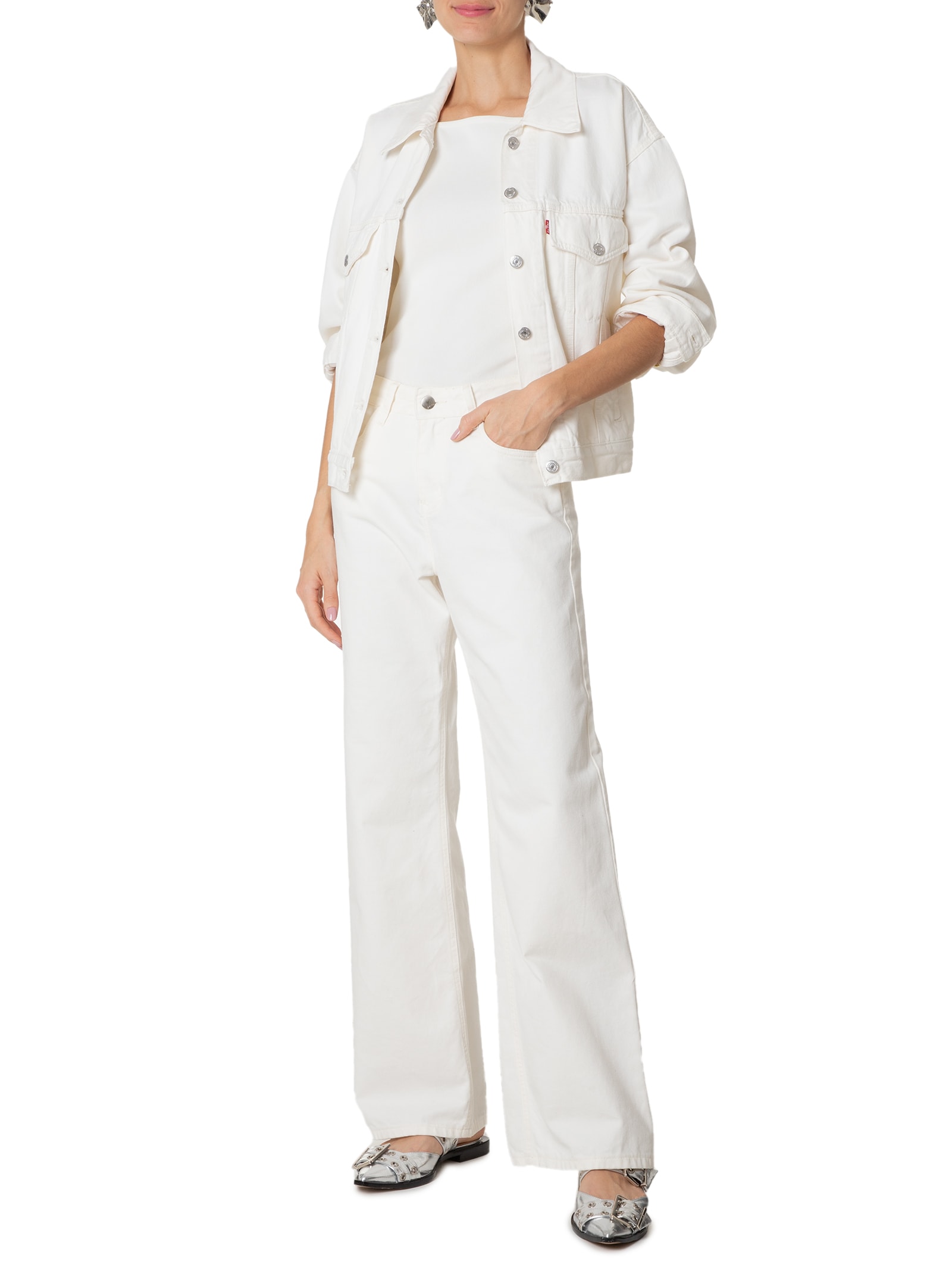 Jaqueta Feminina 90s Trucker Off White Levi's