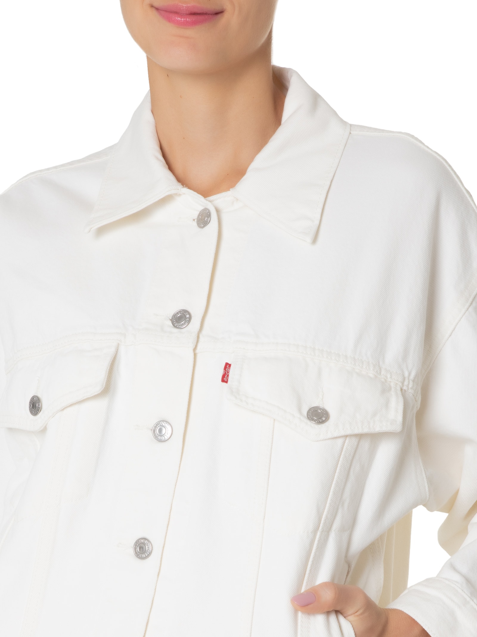 Jaqueta Feminina 90s Trucker Off White Levi's