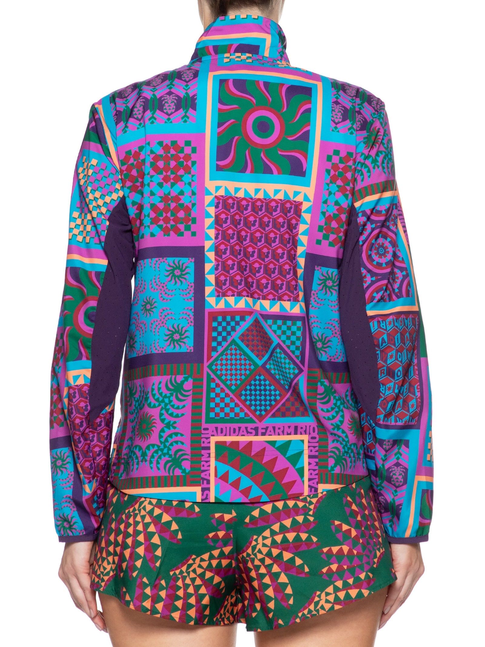 Adidas + Farm - Jaqueta Feminina Adizero Run - Roxo