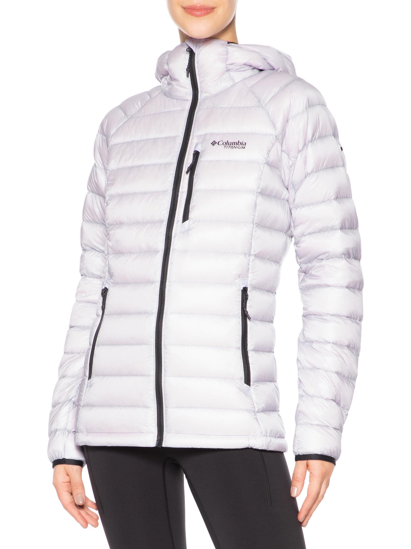 Jaqueta Feminina Arctic Crest™ Down Hood Roxo Columbia
