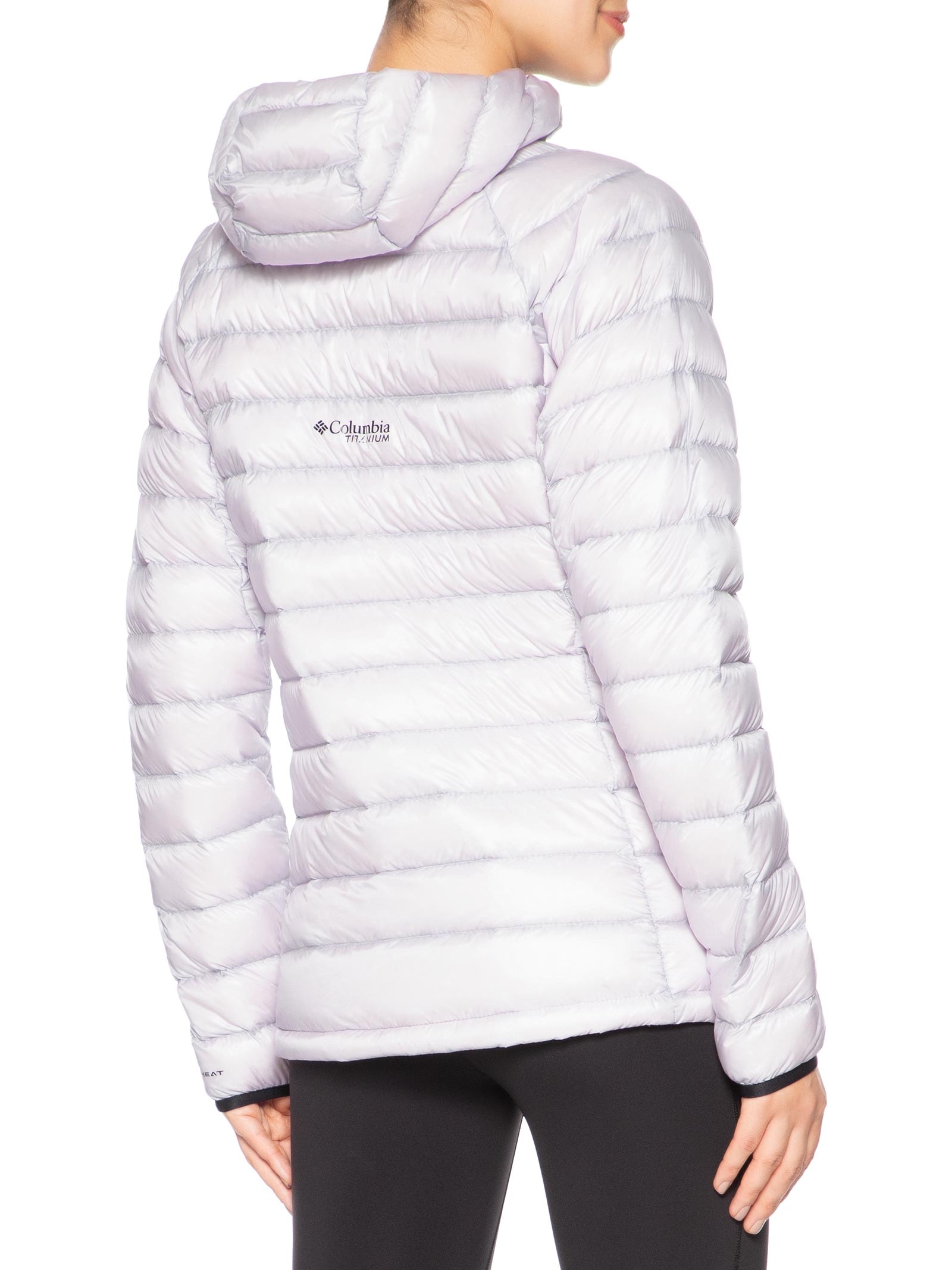 Jaqueta Feminina Arctic Crest™ Down Hood Roxo Columbia