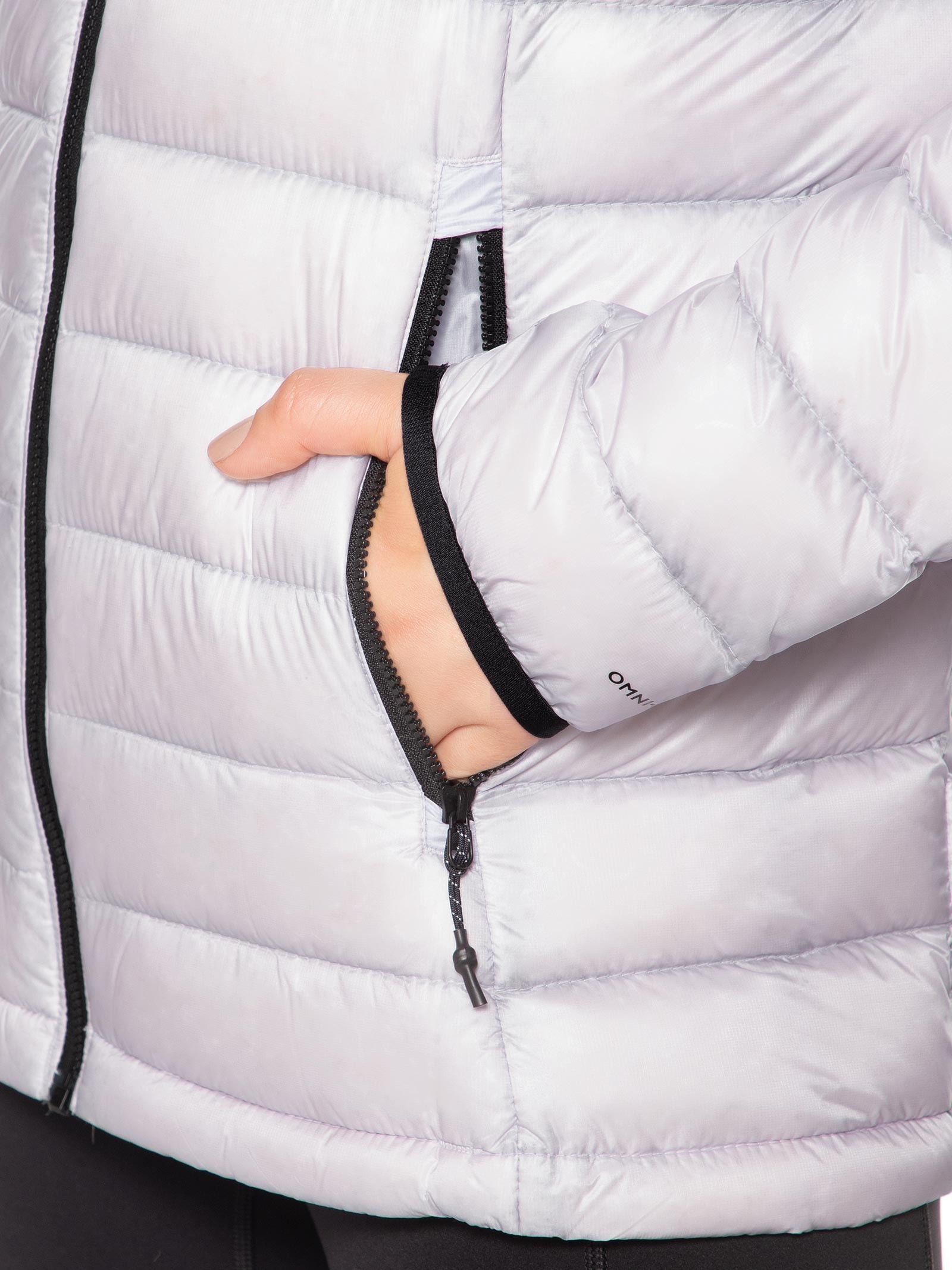 Jaqueta Feminina Arctic Crest™ Down Hood Roxo Columbia