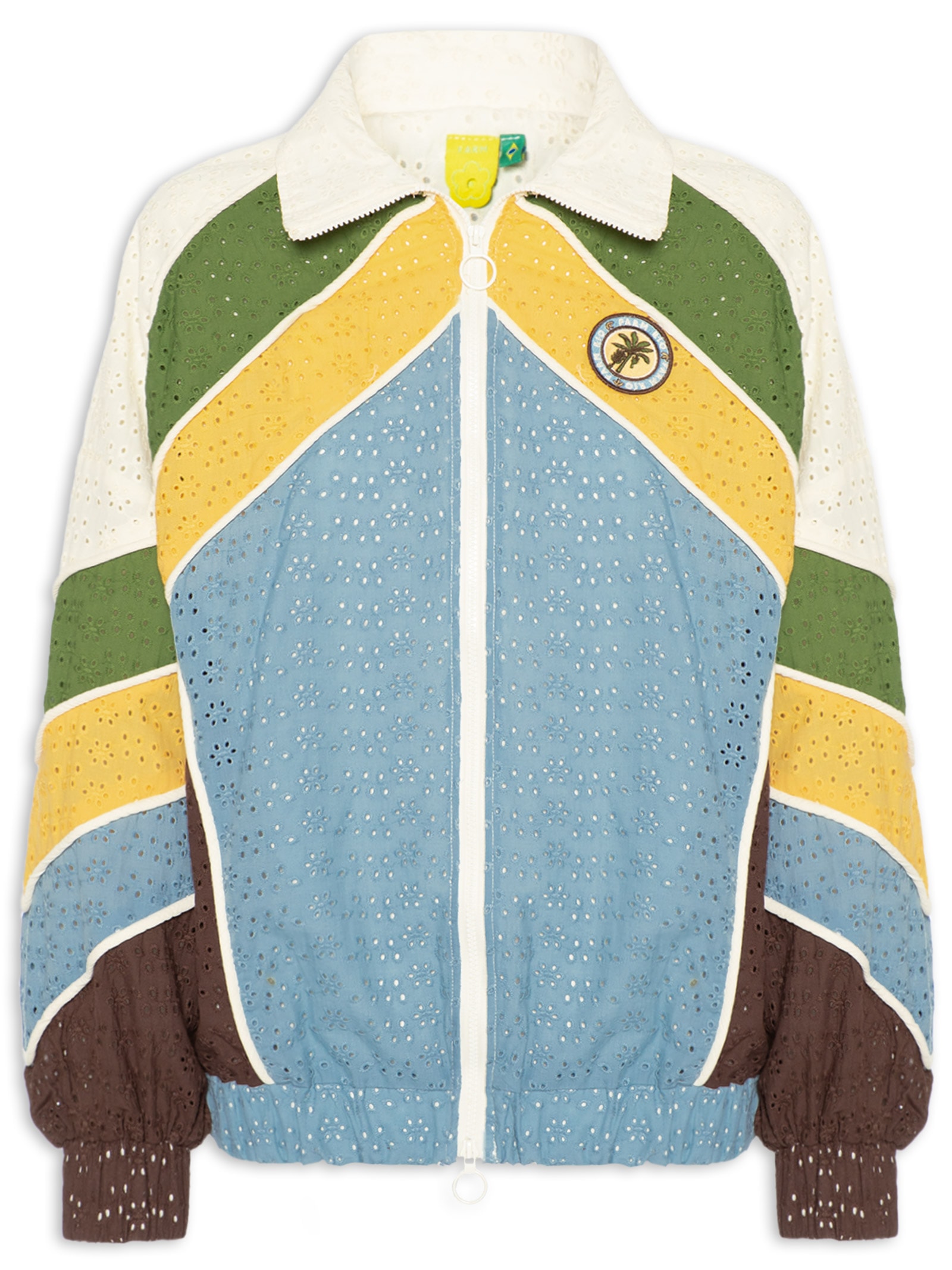 Jaqueta Feminina Artesanal Laise Copa – Azul Farm