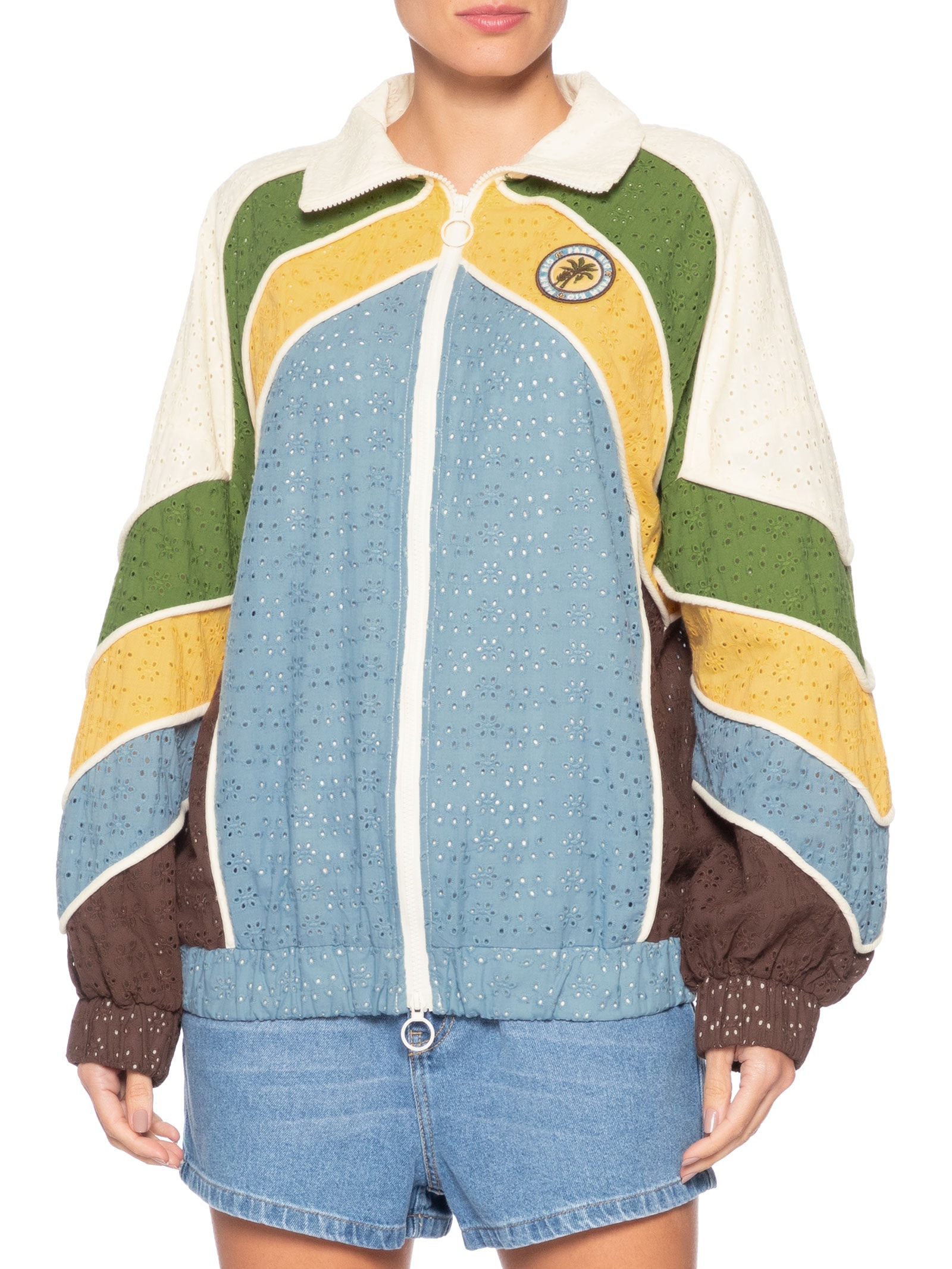 Jaqueta Feminina Artesanal Laise Copa – Azul Farm