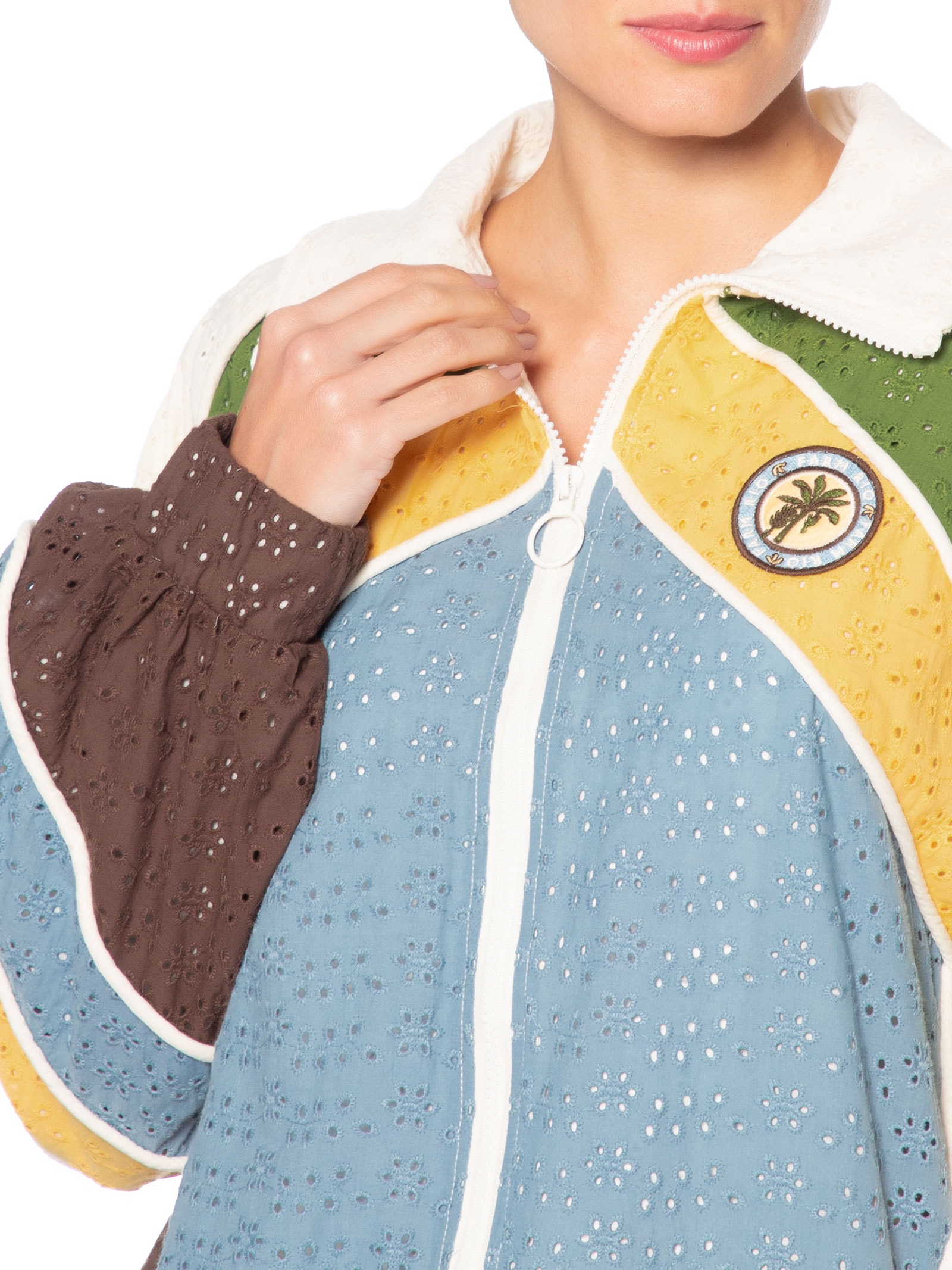 Jaqueta Feminina Artesanal Laise Copa – Azul Farm