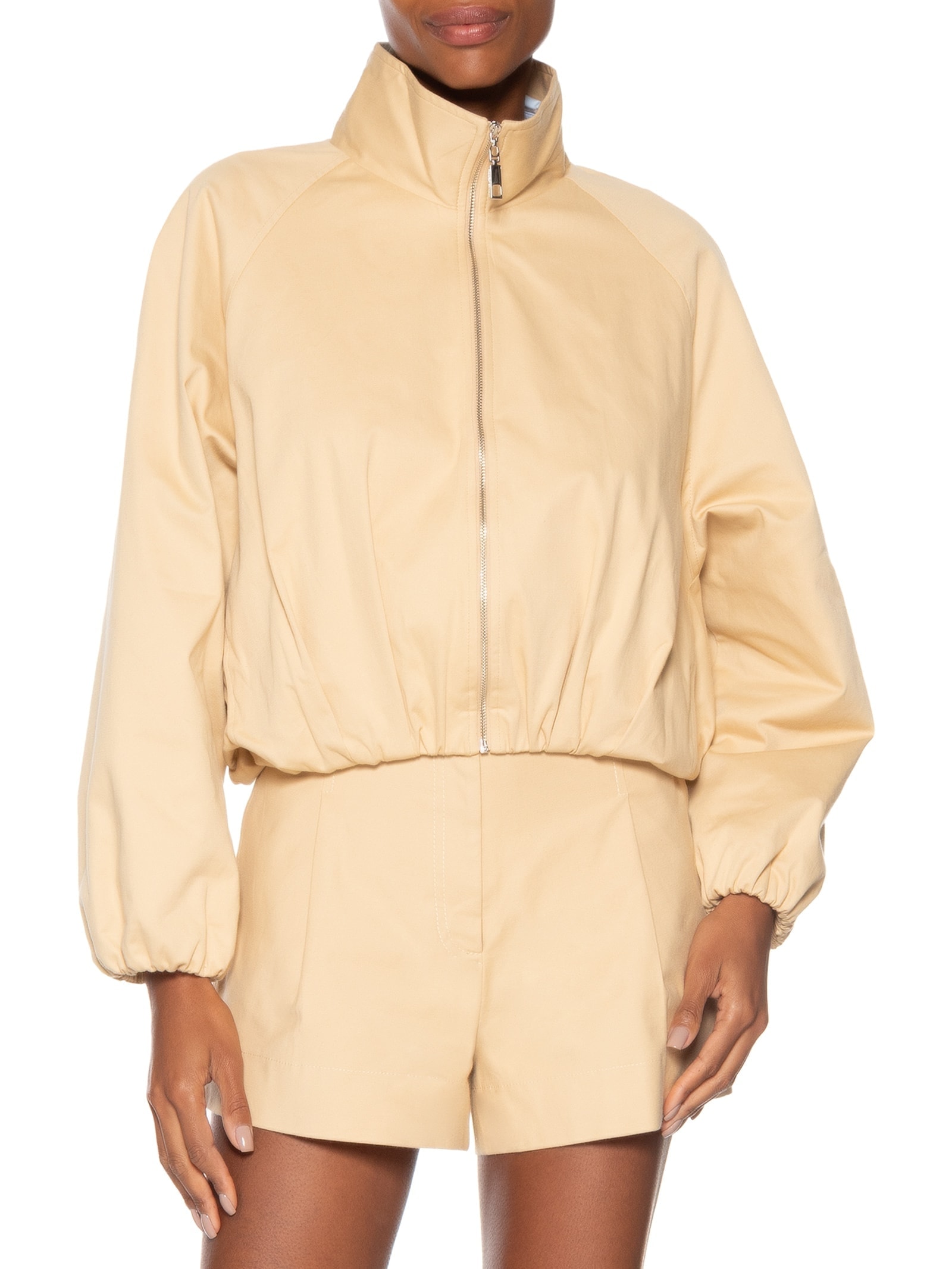 Jaqueta Feminina Balone Amarelo Animale Jeans