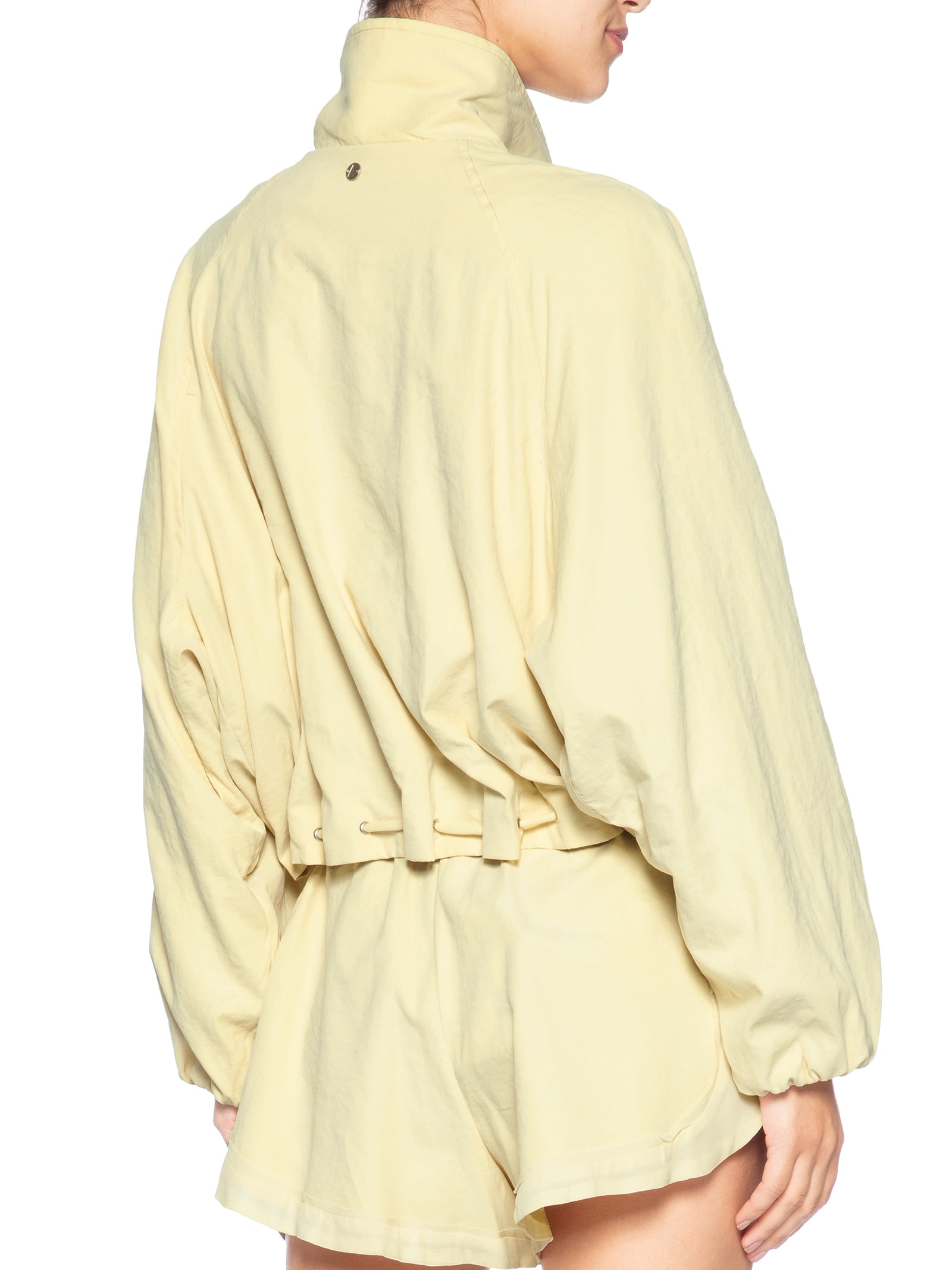 Jaqueta Feminina Barra Ilhós Amarelo Animale Jeans