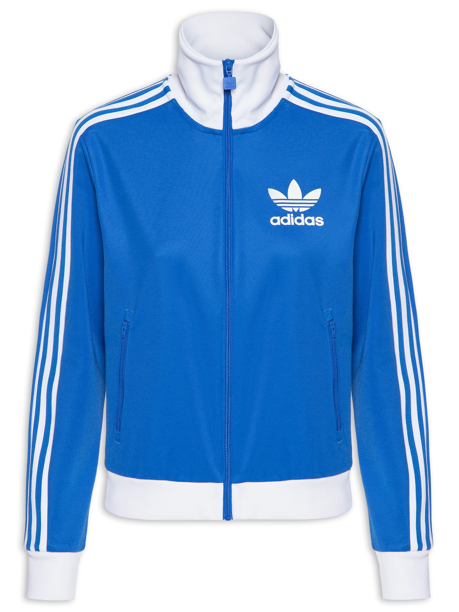 Adidas Originals Jaqueta Feminina Beckenbauer Azul