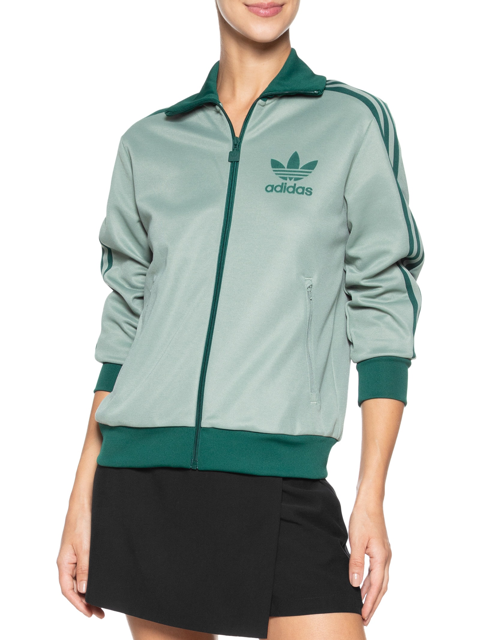 Adidas Originals - Jaqueta Feminina Beckenbauer Tt - Verde