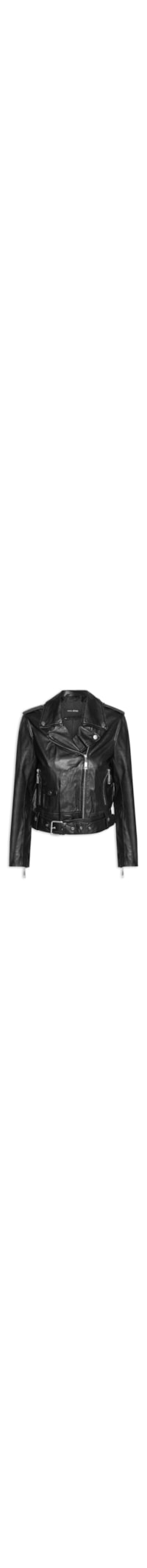 Jaqueta Feminina Biker De Couro - Preto
