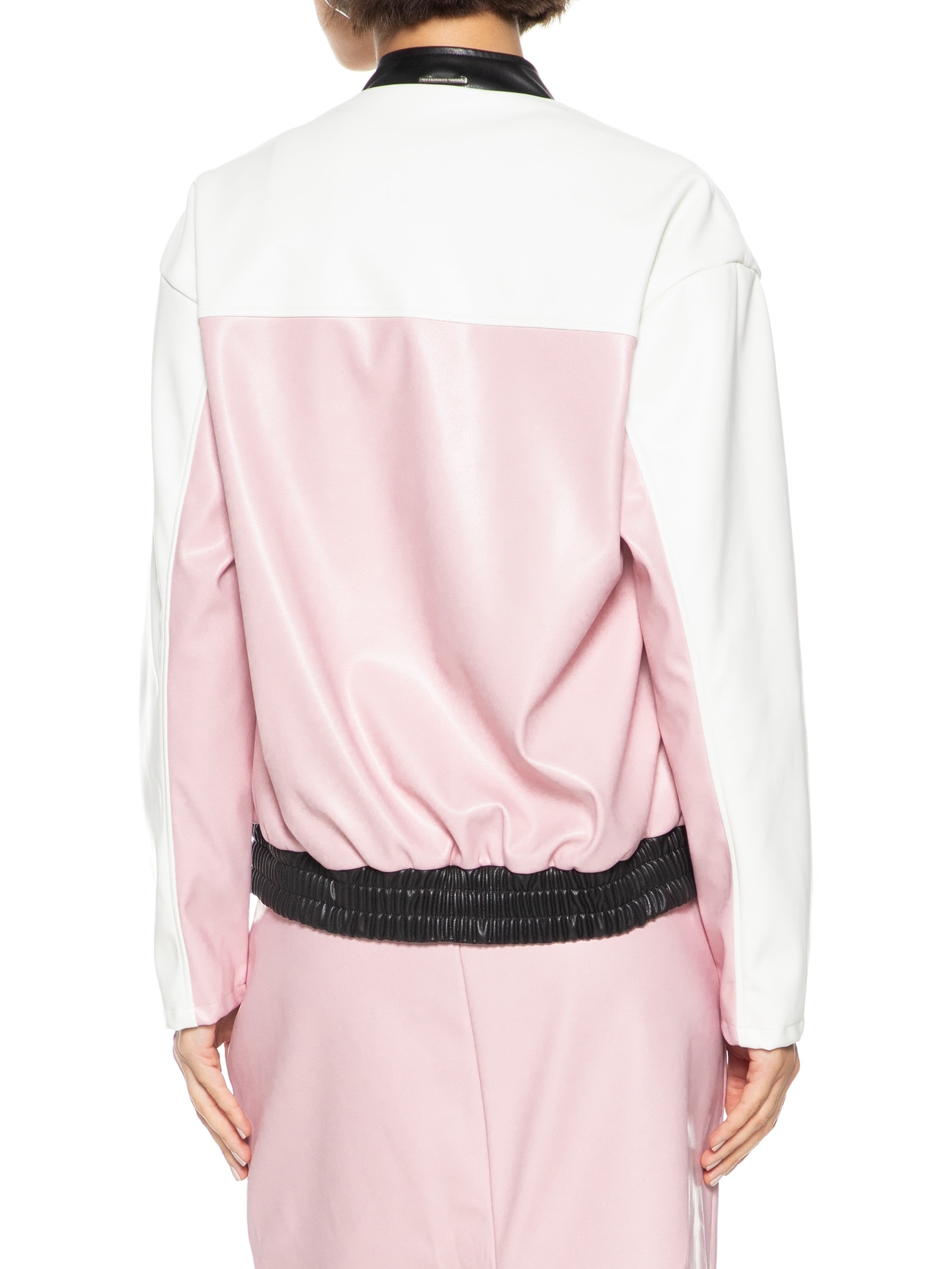 Jaqueta Feminina Biker Oversized Rosa My Favorite Things