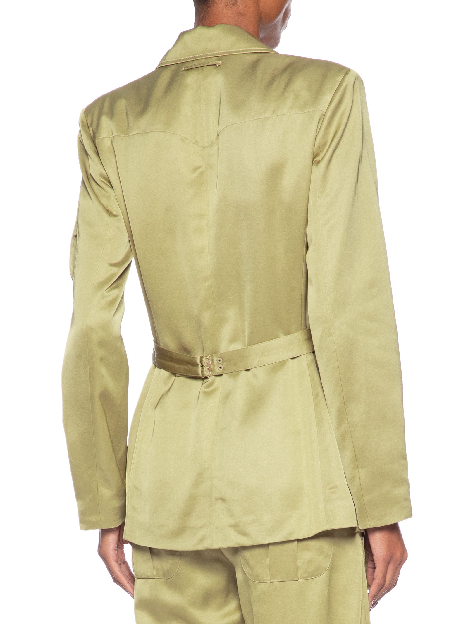 Jaqueta Feminina Bolsos Verde Animale
