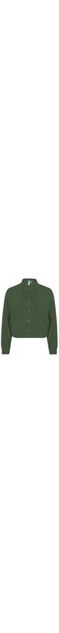 Jaqueta Feminina Bomber Alfaiataria - Verde