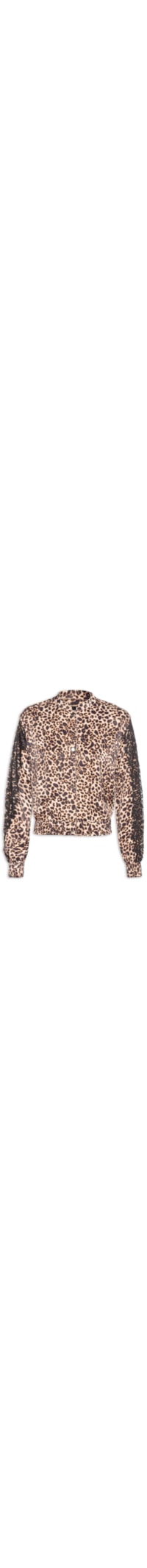 Jaqueta Feminina Bomber - Animal Print