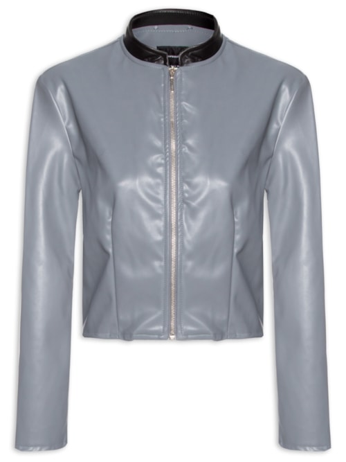 Jaqueta Feminina Bomber – Cinza