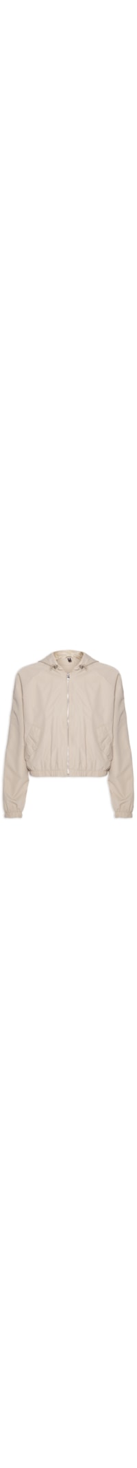 Jaqueta Feminina Bomber Com Capuz - Bege