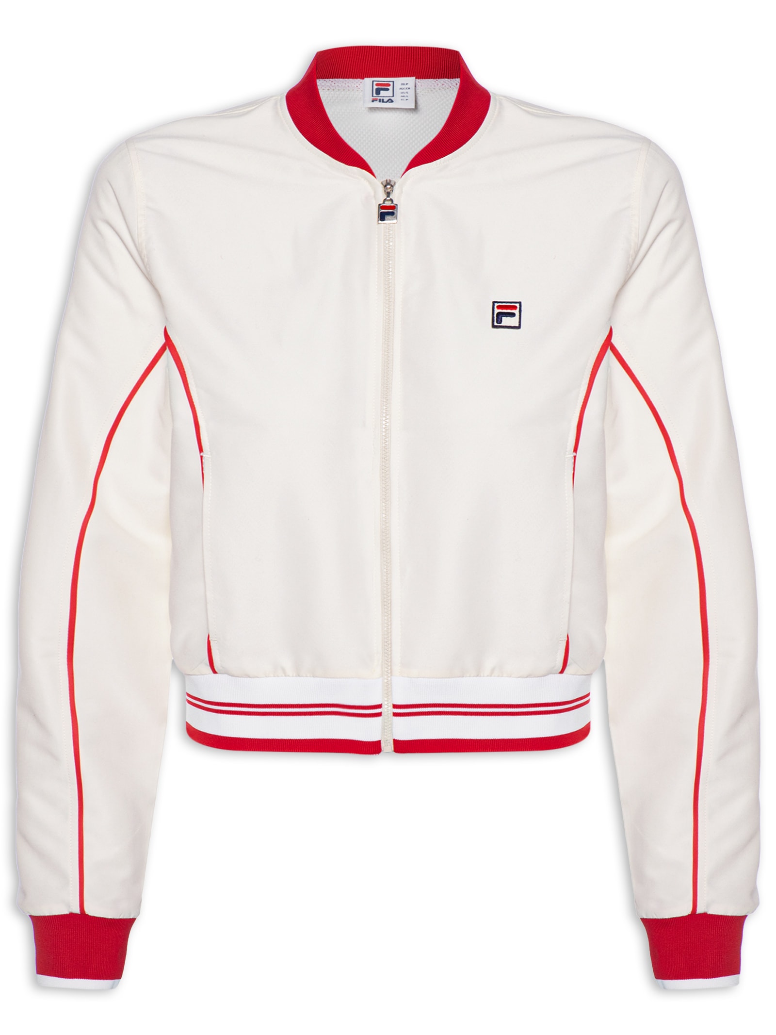 Jaqueta Feminina Bomber F-Box Branco Fila