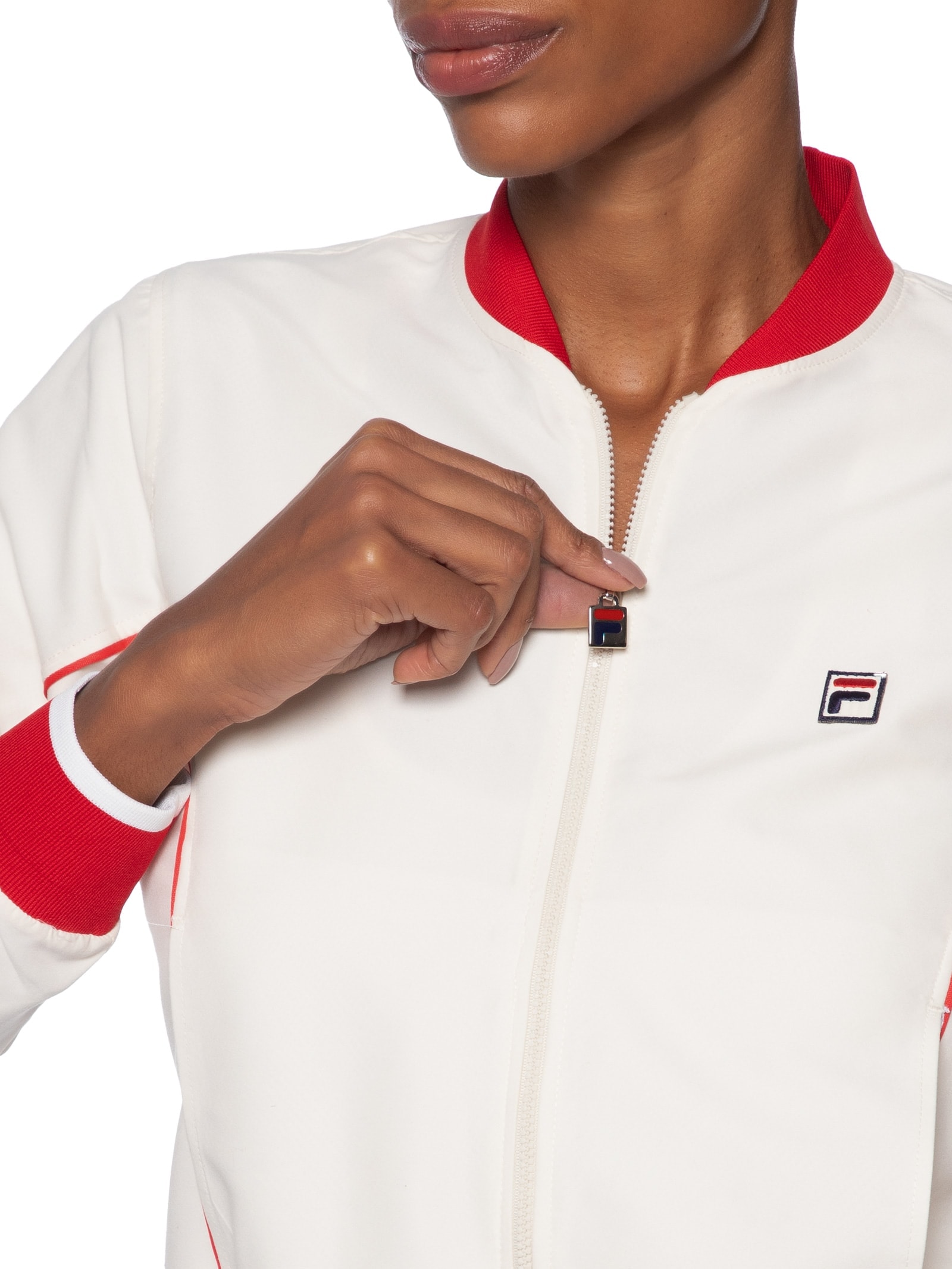 Jaqueta Feminina Bomber F-Box Branco Fila